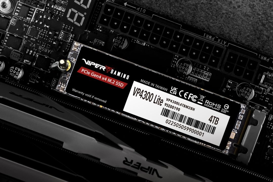 Patriot Viper VP4300 Lite 1TB M2 PCIe Gen4 x4 NVME SSD